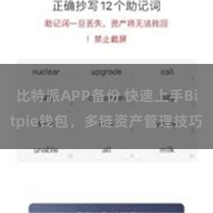 比特派APP备份 快速上手Bitpie钱包，多链资产管理技巧