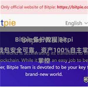 Bitpie备份教程 Bitpie钱包安全可靠，资产100%自主掌控