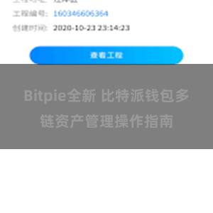 Bitpie全新 比特派钱包多链资产管理操作指南