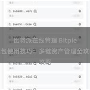 比特派在线管理 Bitpie钱包使用技巧：多链资产管理全攻略