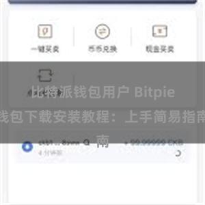 比特派钱包用户 Bitpie钱包下载安装教程：上手简易指南