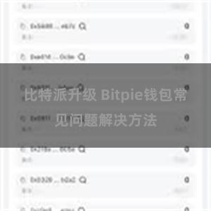 比特派升级 Bitpie钱包常见问题解决方法