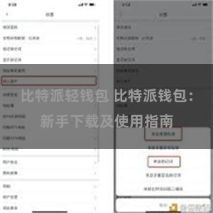 比特派轻钱包 比特派钱包：新手下载及使用指南