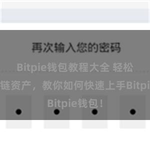 Bitpie钱包教程大全 轻松管理多链资产，教你如何快速上手Bitpie钱包！