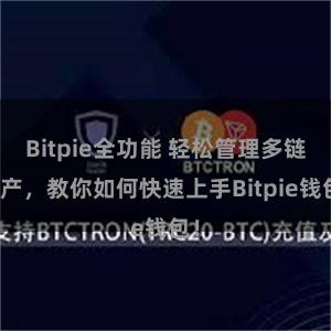 Bitpie全功能 轻松管理多链资产，教你如何快速上手Bitpie钱包！