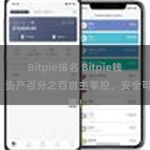 Bitpie排名 Bitpie钱包：资产百分之百自主掌控，安全可靠！