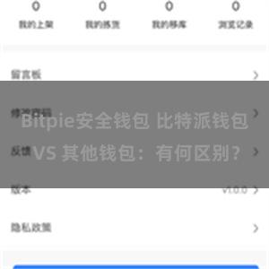 Bitpie安全钱包 比特派钱包 VS 其他钱包：有何区别？