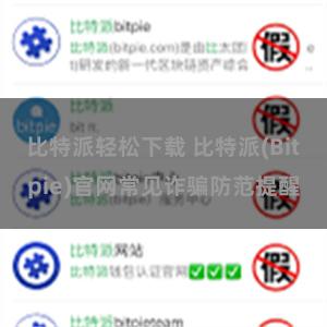 比特派轻松下载 比特派(Bitpie)官网常见诈骗防范提醒