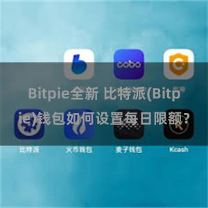 Bitpie全新 比特派(Bitpie)钱包如何设置每日限额？