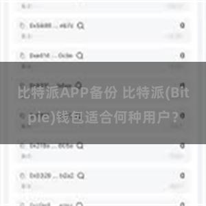 比特派APP备份 比特派(Bitpie)钱包适合何种用户？