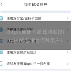 Bitpie便捷下载 比特派(Bitpie)钱包适合何种用户？