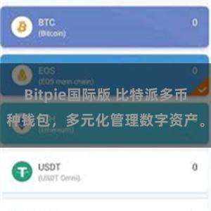 Bitpie国际版 比特派多币种钱包，多元化管理数字资产。