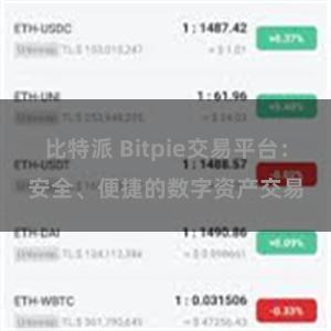 比特派 Bitpie交易平台：安全、便捷的数字资产交易