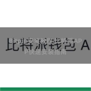 Bitpie安装教程 比特派APP快速安装指南