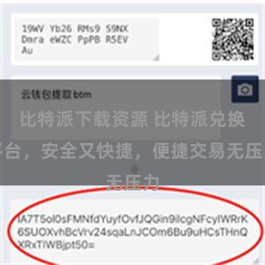 比特派下载资源 比特派兑换平台，安全又快捷，便捷交易无压力