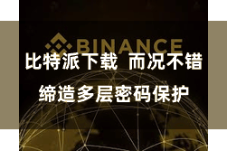 比特派下载  而况不错缔造多层密码保护