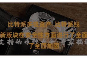 比特派多链资产  比特派钱包最新版块在安全性方面进行了全面加固