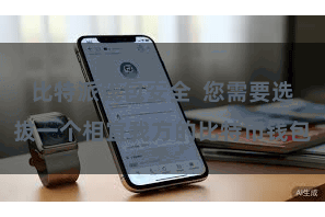 比特派钱包安全  您需要选拔一个相宜我方的比特币钱包